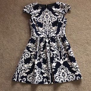 Navy and White dress